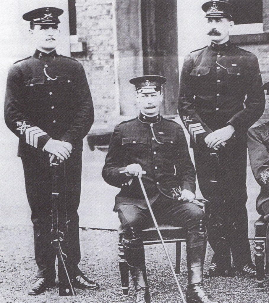 Three RIC officers in uniform